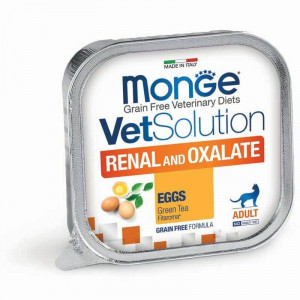 MONGE VETSOLUTION FELINE RENAL OXALATE konservi kaķiem 100g